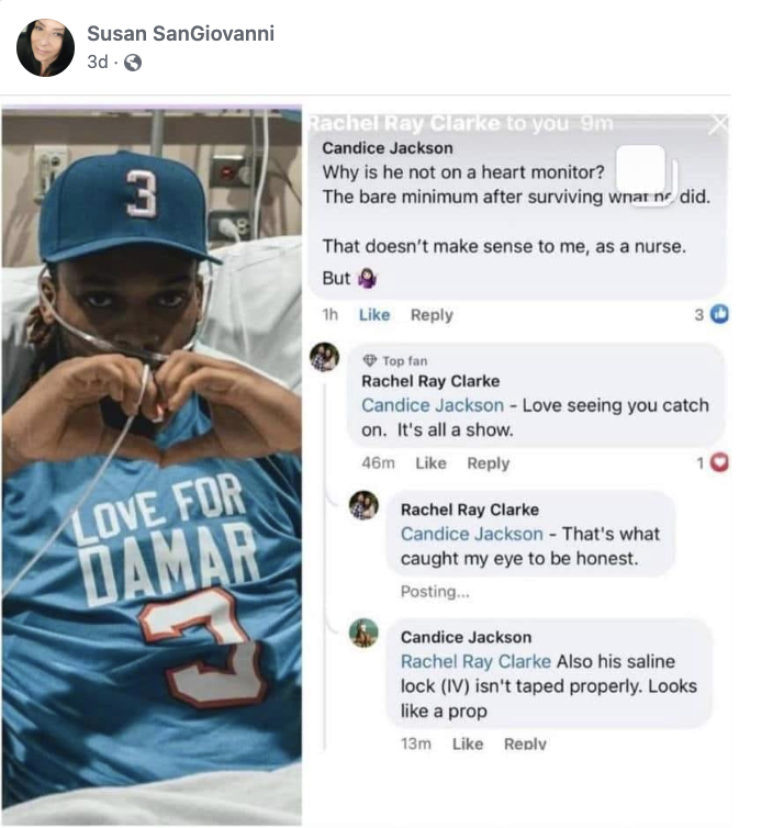 Fact Check Lack Of Heart Monitor In Damar Hamlin Hospital Photo Does